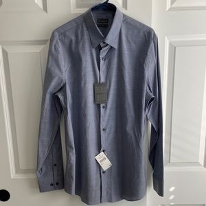 CALIBRATE by Nordstrom | Men’s Button Down LS Dress Shirt | Trim Fit | Large